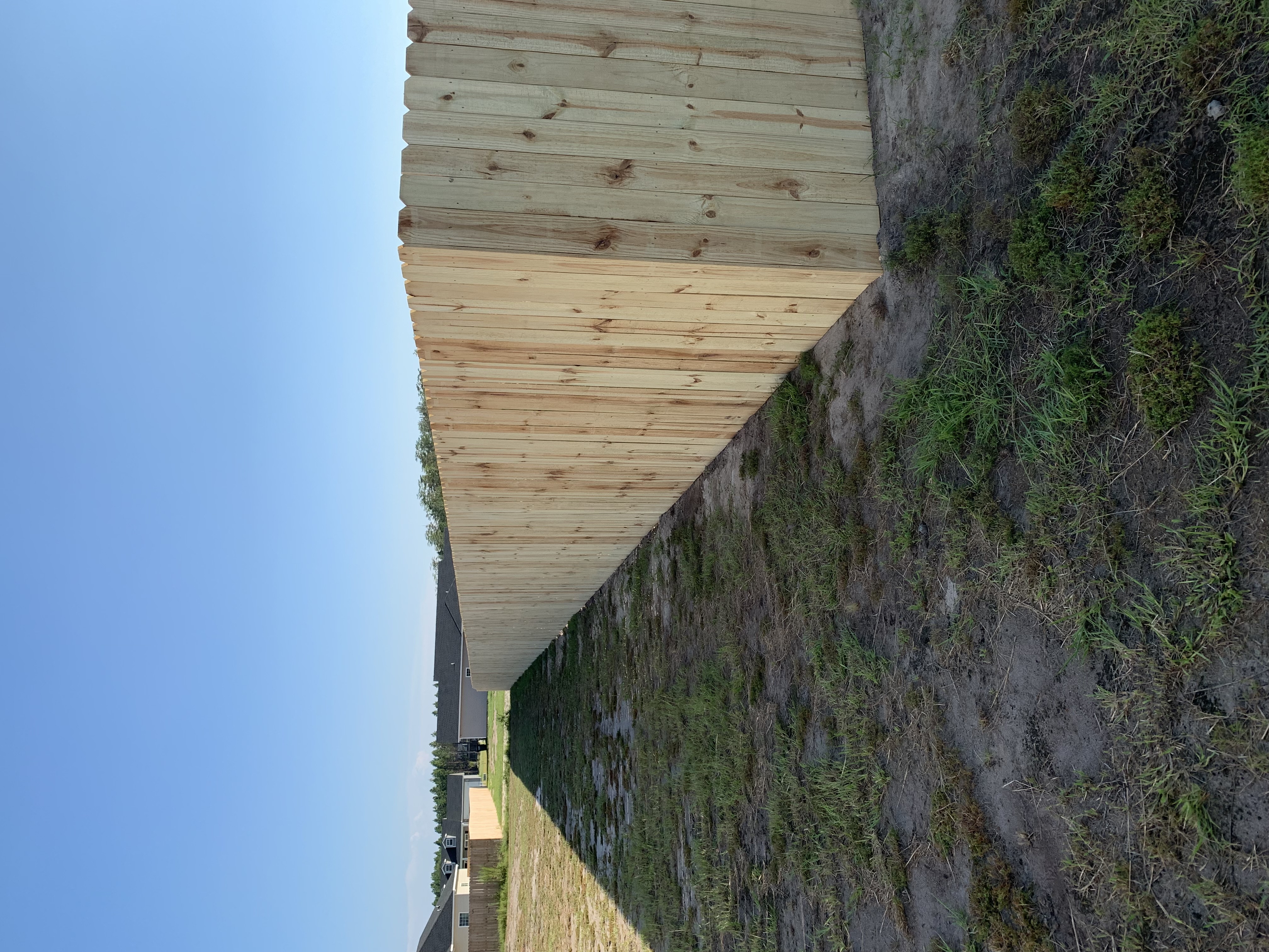 Walthour Legacy Enterprises new wood privacy fence installation, Hinesville GA